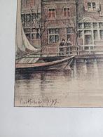 H. Klijn Prent 1895,, Antiek en Kunst, Ophalen of Verzenden