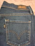 Levi's shiny 512, Ophalen of Verzenden, Zo goed als nieuw, Blauw, W32 (confectie 46) of kleiner