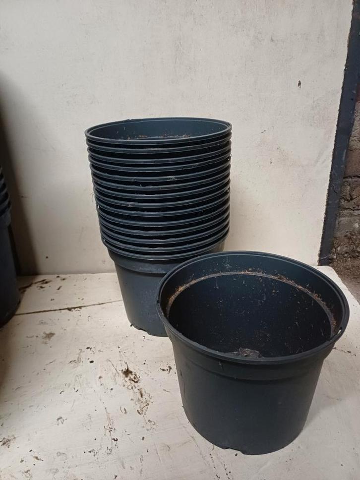 Kweekpotten 3 liter, Tuin en Terras, Bloempotten, Gebruikt, Kunststof, Minder dan 40 cm, Minder dan 25 cm, Rond, Ophalen of Verzenden