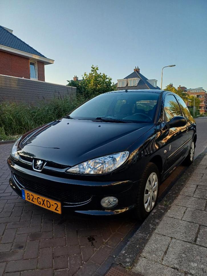 Peugeot 206 1.4 3D 2008 Zwart, Auto's, Peugeot, Particulier, ABS, Airbags, Airconditioning, Centrale vergrendeling, Cruise Control