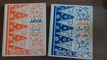 2 prachtige plaatsjesboeken Java Nederlands-Indië beschikbaar voor biedingen