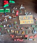 Spoorbaan Miniaturen Grote Set Poppetjes Beestjes enz, Overige merken, Gelijkstroom, Brug, Tunnel of Gebouw, Ophalen of Verzenden