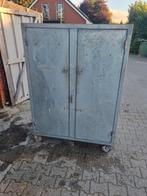 Metalen Werkplaatskast op Wielen, Ophalen of Verzenden, Gebruikt