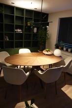 Kave Home - Konna Beige Essenhout Bruin - 6x, Huis en Inrichting, Stoelen, Ophalen, Japandi, Bruin, Zo goed als nieuw