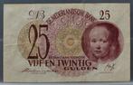 Bankbiljet van 25 gulden 1945 - Meisje in Blauw, Postzegels en Munten, Bankbiljetten | Nederland, Los biljet, 25 gulden, Verzenden