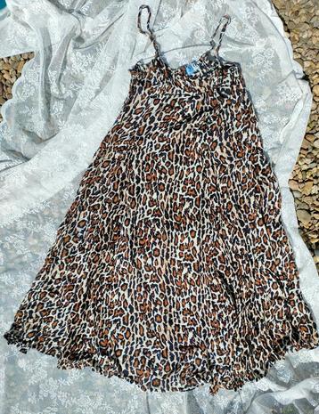Lange wijde jurk Longdress Panter Strandjurk Vakantie Mt M beschikbaar voor biedingen