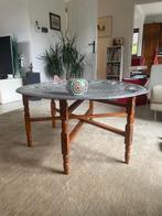 antieke handbewerkte marokkaanse klaptafel ca.100 jaar oud, Antiek en Kunst, Ophalen