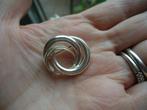 mooie eenvoudige zilveren broche van teka speelse vorm gemer, Sieraden, Tassen en Uiterlijk, Broches, 4 tot 7 cm, Ophalen of Verzenden