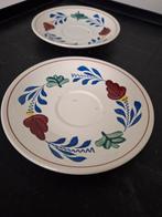 2 Boerenbont Schotels - 17cm, Huis en Inrichting, Keuken | Servies, Gebruikt, Ophalen of Verzenden, Kop(pen) en/of Schotel(s)