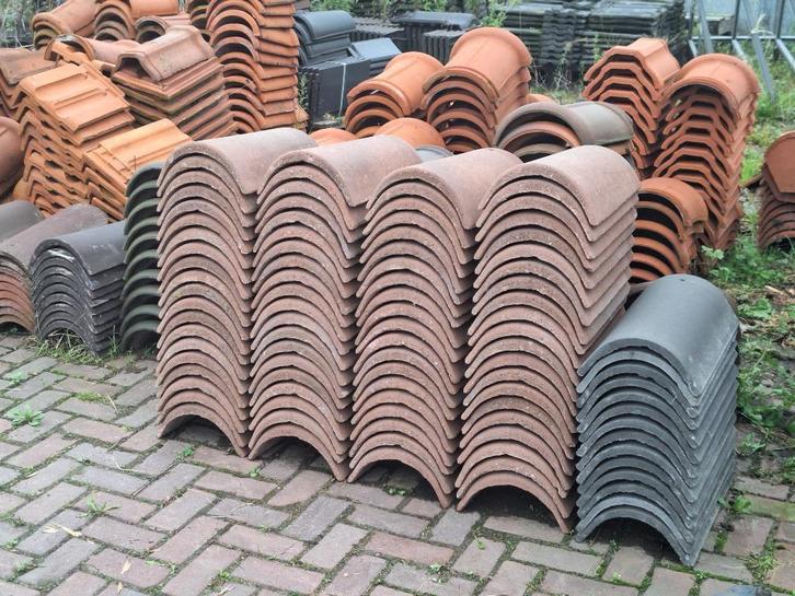 nokvorsten, nokpannen, vorstpannen, gevelpannen, Doe-het-zelf en Verbouw, Dakpannen en Dakbedekking, Dakpannen, Steen of Klei