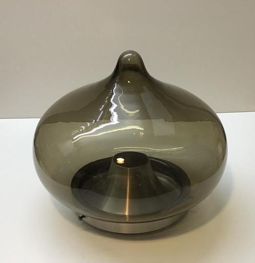 Vintage gave plafond lamp van het merk Dijkstra NL, Huis en Inrichting, Lampen | Plafondlampen, Zo goed als nieuw, Glas, Ophalen of Verzenden