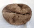 Vintage origineel luxe dames bont muts waardevol erfstuk, Antiek en Kunst, Ophalen of Verzenden, Dames