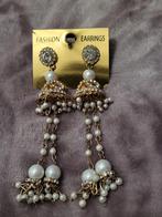 Traditionele oorbellen uit India | Goud & Parels | Nieuw, Ophalen of Verzenden