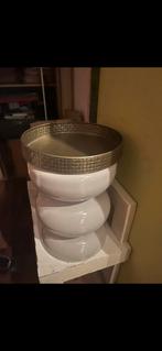 Mooi dienblad, Ophalen, Zo goed als nieuw, Rond, Metaal