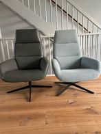 2 Montel Ergo Design Fauteuils - Leer & Stof, Ophalen, Zo goed als nieuw, 50 tot 75 cm, Leer