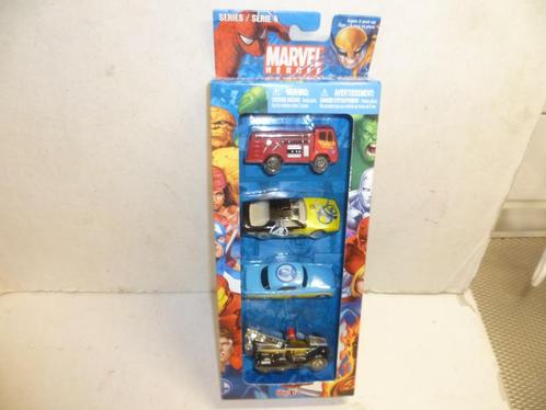 Maisto Marvel Spiderman Serie 4 set 4 stuks film modelauto., Hobby en Vrije tijd, Modelauto's | Overige schalen, Nieuw, Auto, Ophalen of Verzenden