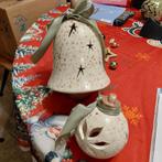 Keramieken klok en bal kunnen lichtjes in en een complete  k, Ophalen, Gebruikt