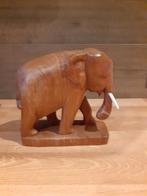 Leuke houten olifant, Ophalen of Verzenden