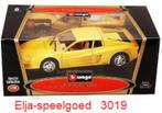 Bburago Ferrari 1:18 Testarossa 1984 GEEL modelauto 3019, Hobby en Vrije tijd, Modelauto's | 1:18, Ophalen of Verzenden, Nieuw