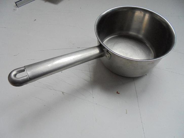 Steelpan melkpan (sc-1), Huis en Inrichting, Keuken | Potten en Pannen, Pannenset, Rvs, Ophalen of Verzenden