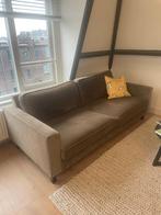 Taupe 2,5 zits bank BePurehome Rodeo Classis velvet, Ophalen, Gebruikt, Tweepersoons, 75 tot 100 cm