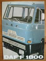 DAF F 1800 Brochure 1971 - F1800 4x4, Ophalen of Verzenden, Zo goed als nieuw, Overige merken, DAF