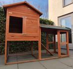 Groot konijnenhok 'Prestige Large' met ren van GrootPlezier, Dieren en Toebehoren, Knaagdieren en Konijnen | Hokken en Kooien