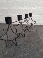 Kaarsenstandaard ster ~ kerst advent 4 sterren kaarsen, Ophalen of Verzenden, Zo goed als nieuw