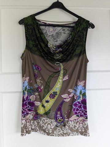 Comma, waterval shirt met korte mouw, maat 36 beschikbaar voor biedingen