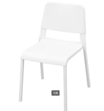 Ikea Teodores Stoel Wit voor eetkamer of make up tafel beschikbaar voor biedingen