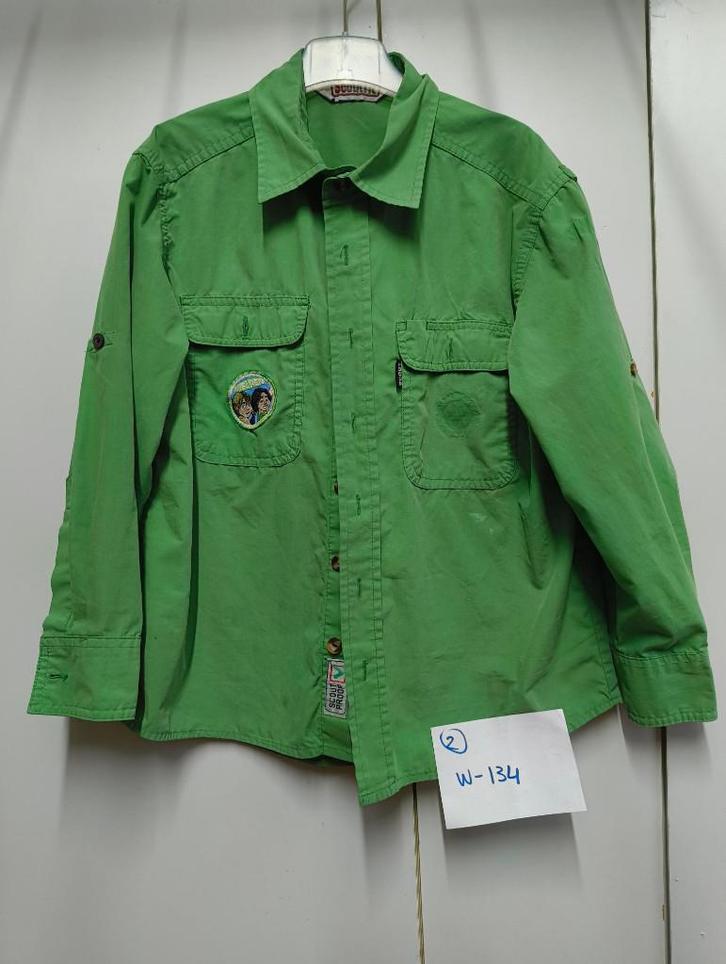 welpen blouse maat 134, Verzamelen, Scouting, Gebruikt, Kleding, Ophalen of Verzenden