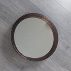 Vintage ronde spiegel Space Age - Made in France, Antiek en Kunst, Ophalen, Rond, Minder dan 50 cm, Minder dan 100 cm