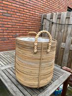 Ronde Plantenbak Mand met Handvatten, Tuin en Terras, Bloembakken en Plantenbakken, Ophalen, Overige materialen, Minder dan 60 cm