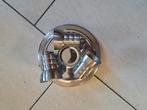 plaat met 3 spots, Halogeen, Metaal of Aluminium, Ophalen of Verzenden, Zo goed als nieuw