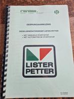 Lister Petter stationaire motor gebruiksaanwijzing, Ophalen, Zo goed als nieuw