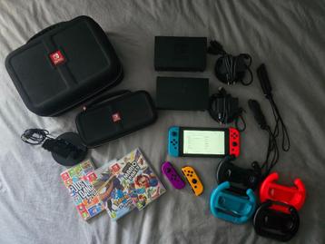 Nintendo Switch Console + Accessoires beschikbaar voor biedingen