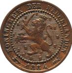 Nederland 1 cent 1884, Ophalen of Verzenden, Koning Willem III, 1 cent, Losse munt