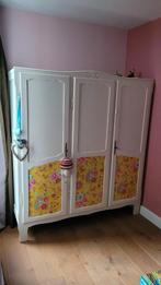 Vintage Queen Ann kledingkast, heel mooi incl bed!, Ophalen, 50 tot 70 cm, 105 cm of meer, 100 cm of meer