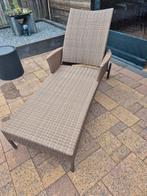 Ligbed incl kussen, Tuin en Terras, Ligbedden, Ophalen, Rotan