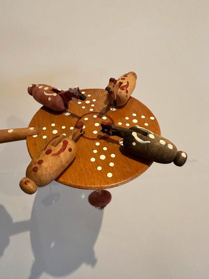 Vintage Houten Kippen Speelgoed - Eten, Kinderen en Baby's, Speelgoed | Houten speelgoed, Gebruikt, Duw- of Trekspeelgoed, Ophalen of Verzenden