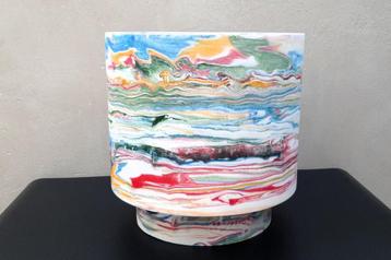 ZUIVER, Conic multicolor plantenpot/bloempot, 24,5 cm hoog beschikbaar voor biedingen