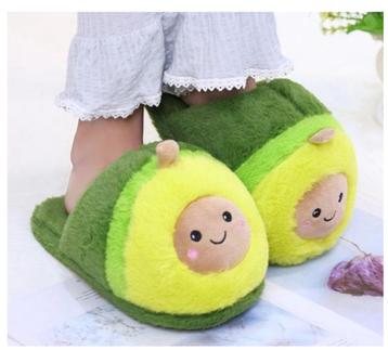 Warme Avocado Schoenen Pantoffels Slippers leuk kado! beschikbaar voor biedingen