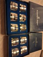 Verzilverde Servetringen Koninklijke Begeer (6+4 stuks), Huis en Inrichting, Ophalen of Verzenden, Zo goed als nieuw, Zilver, Los bestek