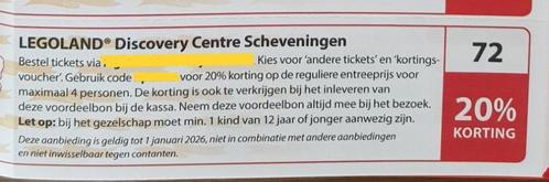 LEGOLAND Discovery Centre Scheveningen kortingsbon, Tickets en Kaartjes, Recreatie | Pretparken en Attractieparken, Drie personen of meer