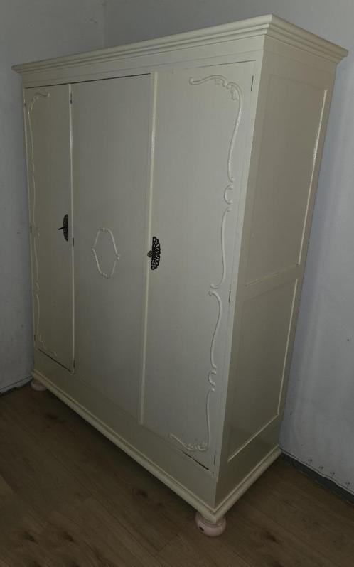 Brocante kledingkast 190x150x55, Huis en Inrichting, Kasten | Kledingkasten, Gebruikt, 150 tot 200 cm, 100 tot 150 cm, 50 tot 75 cm