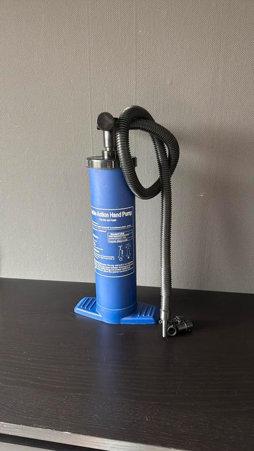 Piston air pump handpomp, Caravans en Kamperen, Luchtpompen, Zo goed als nieuw, Ophalen of Verzenden