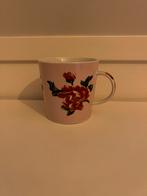 Mok met bloemmotief - Hip Amsterdam, Keramiek, Ophalen of Verzenden, Zo goed als nieuw, Overige stijlen