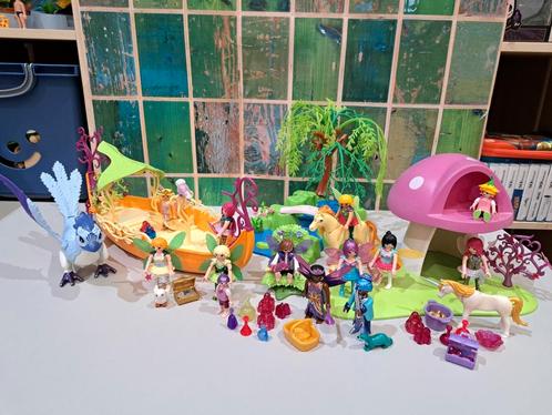Elven elven eiland playmobil, Kinderen en Baby's, Speelgoed | Playmobil, Zo goed als nieuw, Complete set, Ophalen of Verzenden