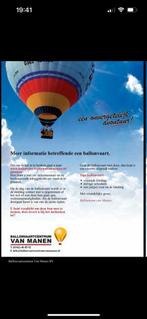Ballonvaart 1 persoon avond vlucht, Eén persoon, Cadeaubon, Arrangement, Overige typen