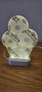 2x LED Nachtlampje Voetbal Design - Nieuw, Huis en Inrichting, Lampen | Tafellampen, Ophalen of Verzenden, Nieuw, Minder dan 50 cm